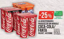 Mega Image Coca-cola/ fanta pachet Ofertă