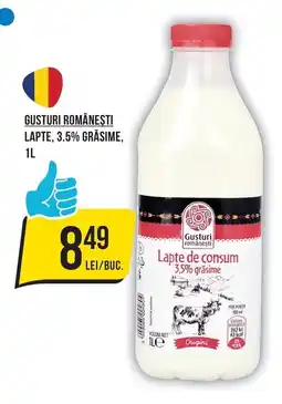 Mega Image Gusturi românesti lapte, 3.5% grasime Ofertă