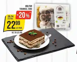Mega Image Ana pan tiramisu Ofertă