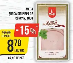Mega Image Meda şuncă din piept de curcan Ofertă
