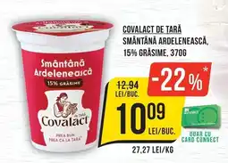 Mega Image Covalact de tară smântână ardelenească, 15% grăsime Ofertă