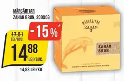 Mega Image Mărgăritar zahar brun Ofertă