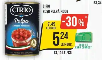 Mega Image Cirio roşii pulpa Ofertă