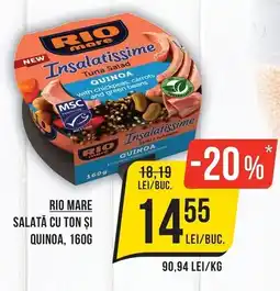 Mega Image Rio mare salată cu ton și quinoa Ofertă