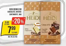 Mega Image Heidi creme d'or ciocolată Ofertă