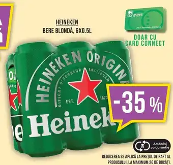 Mega Image Heineken bere blondă Ofertă