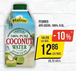 Mega Image Pfanner apă cocos Ofertă