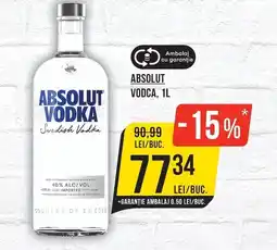 Mega Image Absolut vodca Ofertă