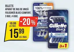 Mega Image Gillette aparat de ras de unică folosinţă blue3 comfort Ofertă
