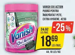 Mega Image Vanish oxi action pudră pentru îndepărtat pete, extra hygiene Ofertă