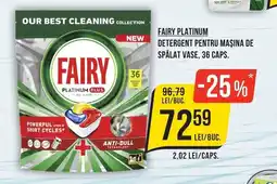 Mega Image Fairy platinum detergent pentru maşina de spalat vase Ofertă