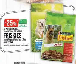 Mega Image Friskies hrană uscată pentru câini Ofertă