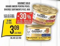 Mega Image Gourmet gold hrană umedă pentru pisici Ofertă