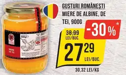 Mega Image Gusturi româneşti miere de albine, de tei Ofertă