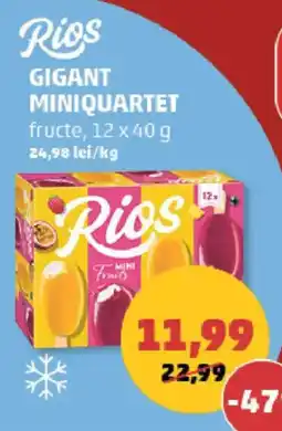 Penny Gigant miniquartet fructe Ofertă