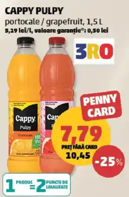 Penny Cappy pulpy portocale/grapefruit Ofertă
