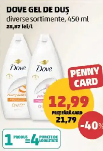 Penny Dove gel de duș Ofertă