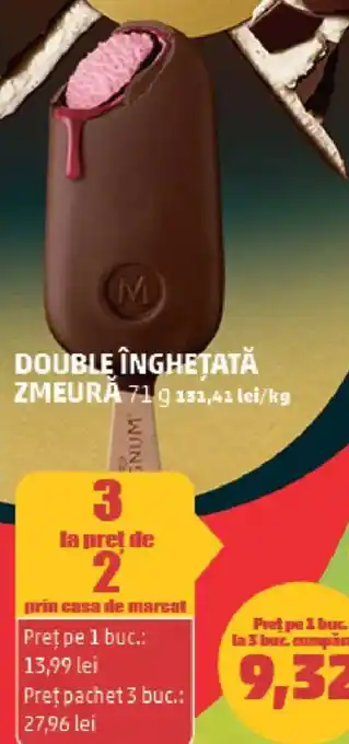 Penny Magnum double înghețată zmeura Ofertă
