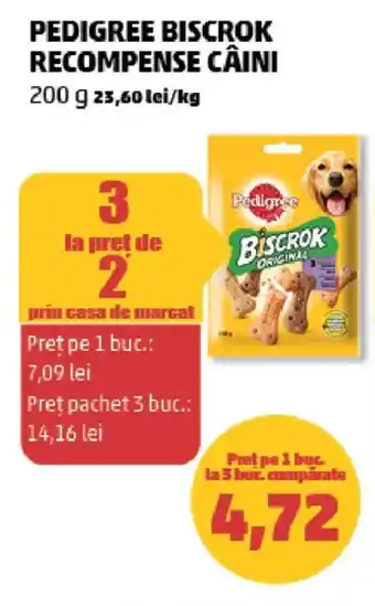 Penny Pedigree biscrok recompense câini Ofertă