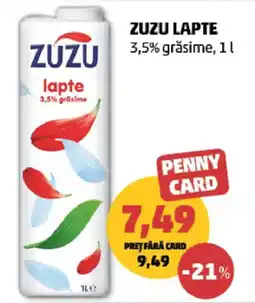 Penny Zuzu lapte Ofertă