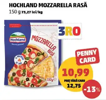 Penny Hochland mozzarella rasă Ofertă