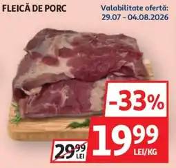 Auchan Fleică de porc Ofertă