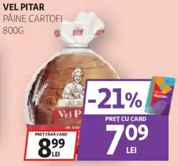 Auchan Vel pitar pâine cartofi Ofertă