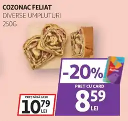 Auchan Cozonac feliat diverse umpluturi Ofertă