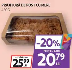 Auchan Prăjitură de post cu mere Ofertă