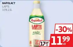 Auchan Napolact lapte 3.5% Ofertă