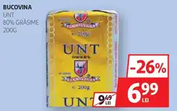 Auchan Bucovina unt 80% grăsime Ofertă
