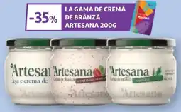 Auchan La gama de cremă de brânză Artesana Ofertă