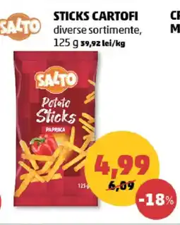 Penny Salto sticks cartofi Ofertă