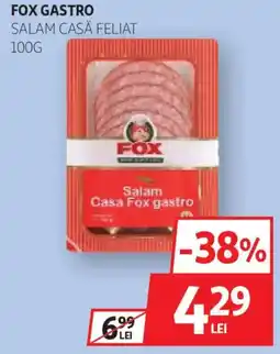 Auchan Fox gastro salam casă feliat Ofertă