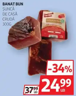 Auchan Banat bun şuncă de casă crudă Ofertă