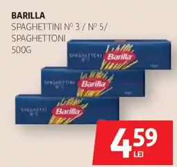 Auchan Barilla spaghettini n° 3 / N° 5/ spaghettoni Ofertă