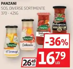 Auchan Panzani sos, diverse sortimente Ofertă