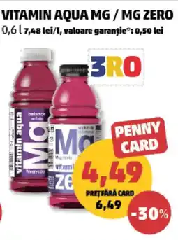 Penny Vitamin aqua mg / mg zero Ofertă