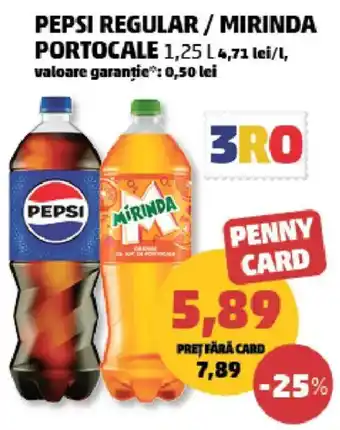 Penny Pepsi regular / mirinda portocale Ofertă