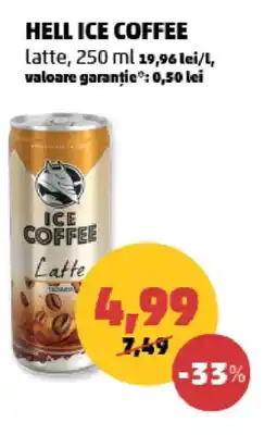 Penny Hell ice coffee latte Ofertă
