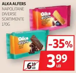 Auchan Alka alfers napolitane Ofertă