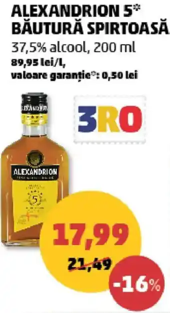 Penny Alexandrion 5 băutură spirtoasă Ofertă