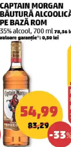 Penny Captain morgan băutură alcoolică pe bază rom Ofertă