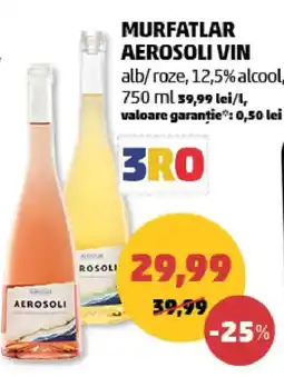 Penny Murfatlar aerosoli vin alb/roze Ofertă