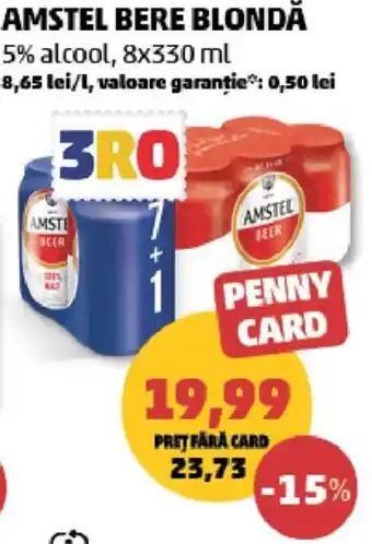Penny Amstel bere blondă Ofertă
