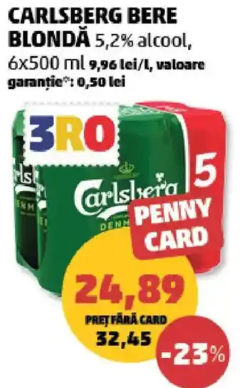 Penny Carlsberg bere blondă Ofertă