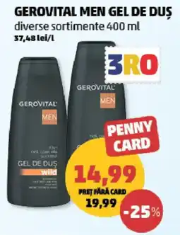 Penny Gerovital men gel de duș Ofertă