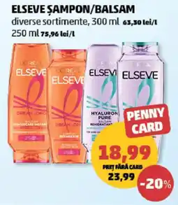 Penny Elseve şampon/balsam Ofertă