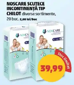 Penny Noscare scutece incontinenta tip chilot Ofertă