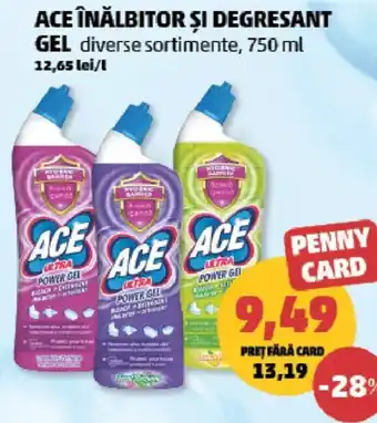 Penny Ace înălbitor şi degresant gel Ofertă